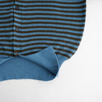 Stripe Cardigan #Blue x Brown [Oni067]