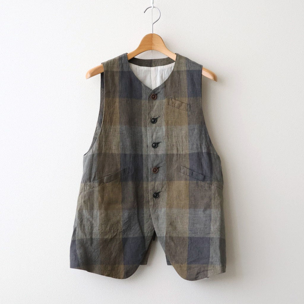 曖昧な風景：Vest #gradation check [11261-09206]