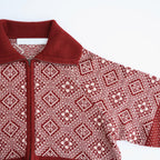 Memories zip cardigan #Red [262808]
