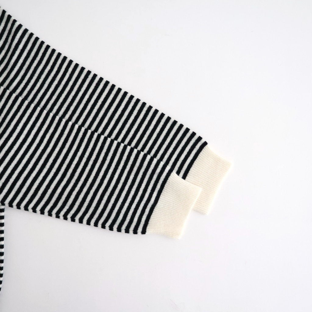 WOOL CASHMERE POCKET PULLOVER #Border [no.7803]