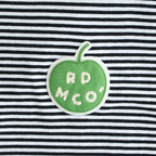 G.B. DROP T SHIRT W/ APPLE PATCH #Black Thin [no.8038]