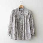 霞の空：Frilled collar blouse #pale flower [13251-10107]