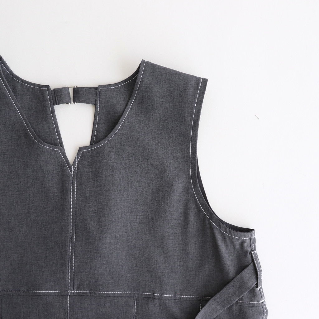 woolly like stitch dress #gray [1559-003]