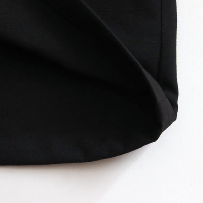 Wool linen like easy jacket #Black [1479-006]