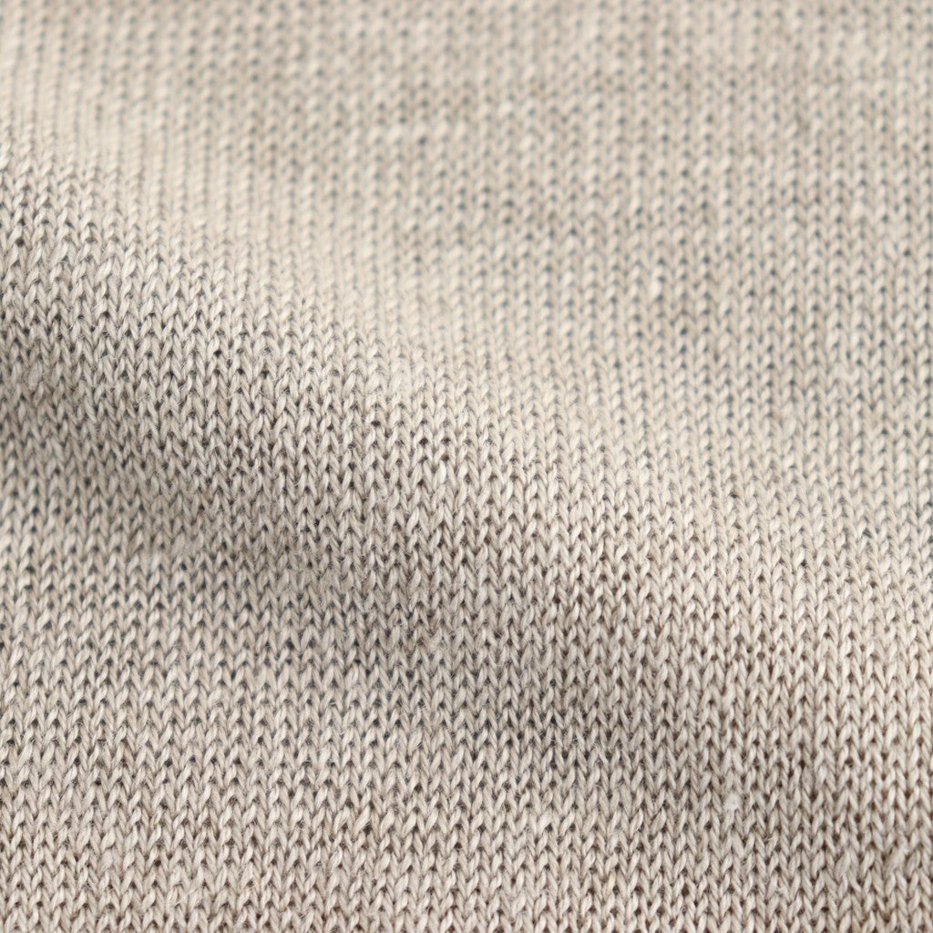 12GG 1PLY LINEN PLAIN V-NECK 1 BUTTON CARDIGAN #8200 LINEN [GNSL23302]