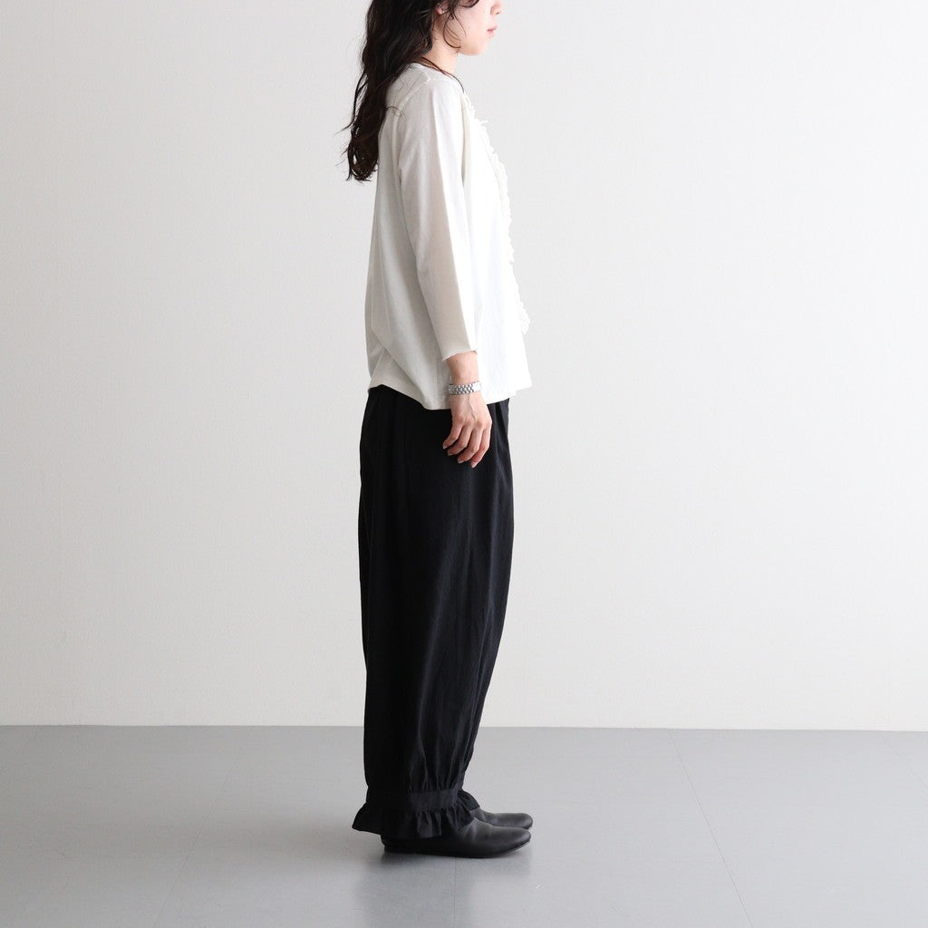 芽：フリルプルオーバー #antique white [13262-04307]