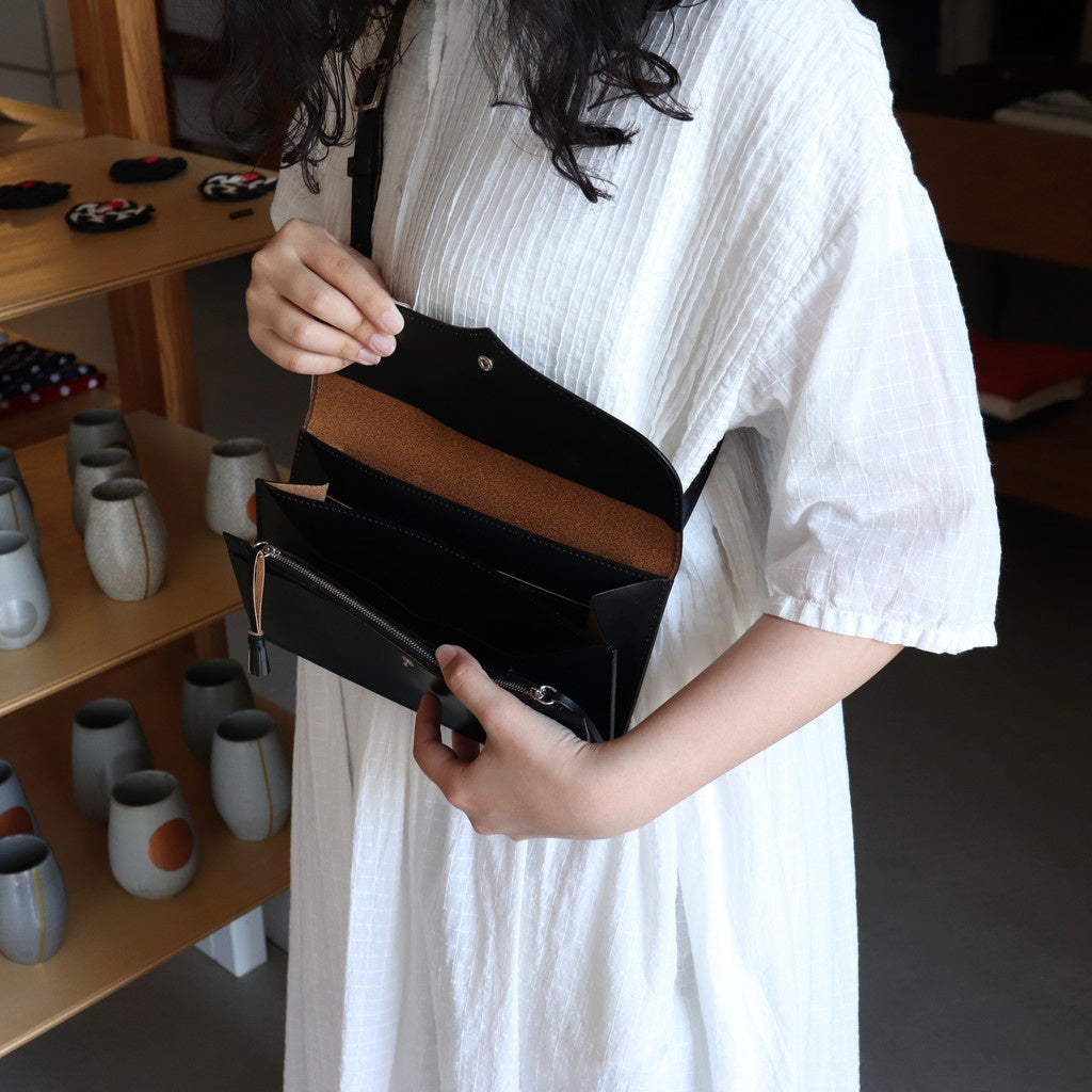 SHOULDER WALLET #BLACK [no.6404]