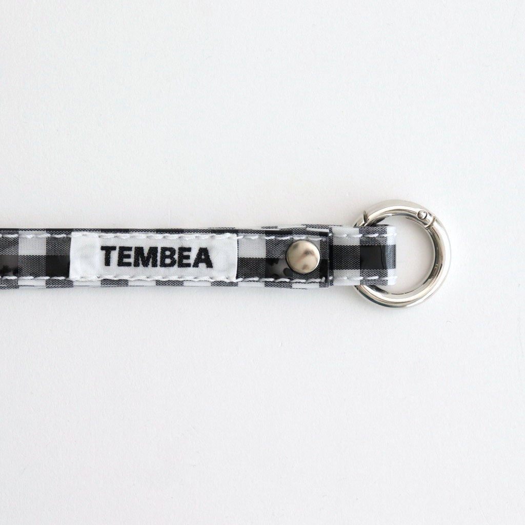 TASUKI STRAP LONG #GINGHAM BLACK [TMB-2353A]