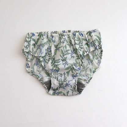 FLOWER PRINT PANTS #BLUE FLOWER