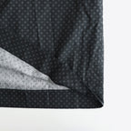 明滅する風景 Stand collar shirt dress #black/grey [TLF-125-op007-gp]