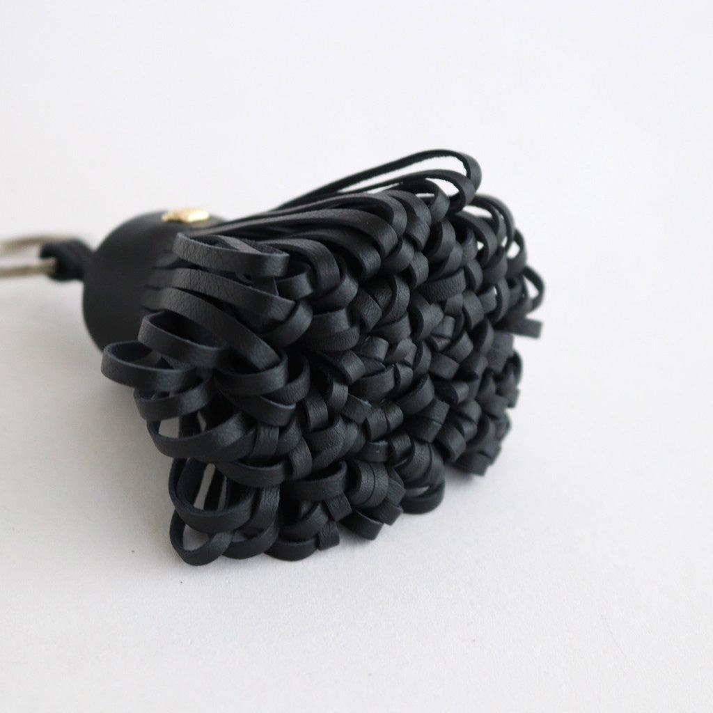 LEATHER TASSEL #Black [no.7599]