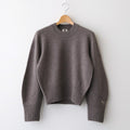 fine lambs wool crew-neck P/O #dark mocha [WVFL-UW117]