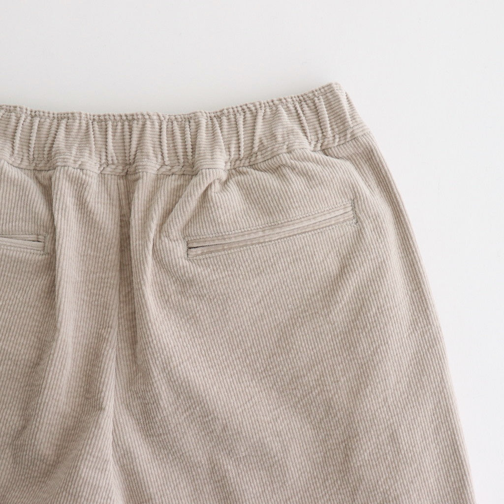 11WALE CORDUROY EASY WIDE PANTS #8200 BEIGE [GNMDS2052CP]