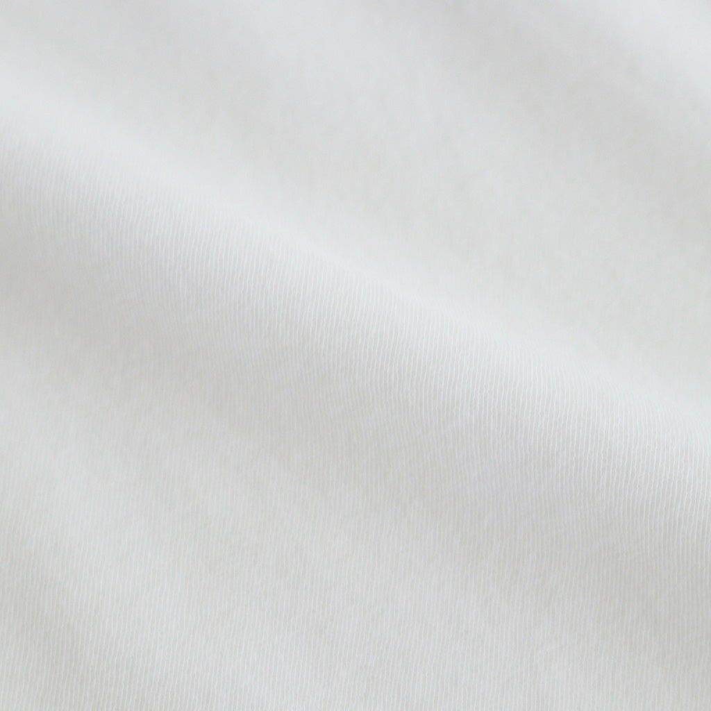 high twist cotton sheer jersey turtle-neck Tee #off white [WVFL-UW104]