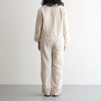 DENSELY LINEN TRIMING BOLERO #Antique White [no.7311]