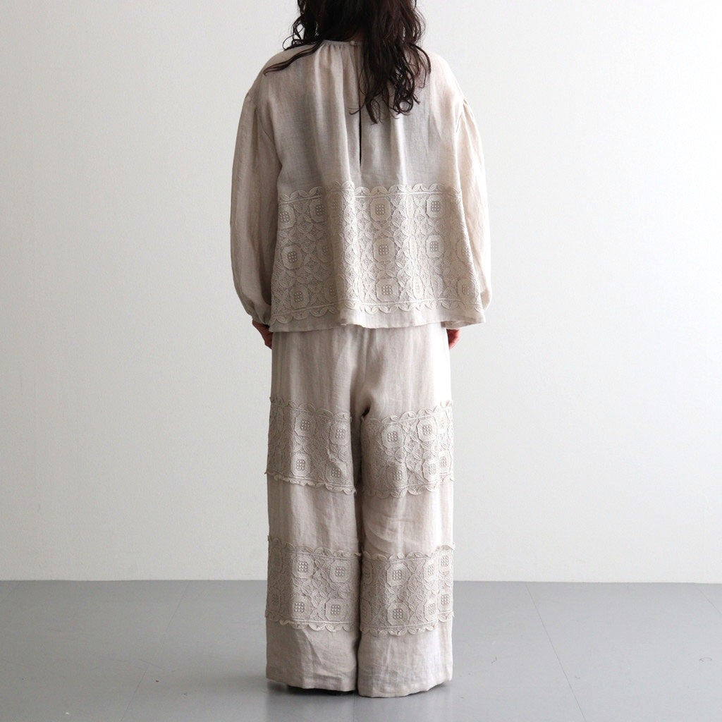 volume sleeve blouse #teien kinari x Haku [KJ507SS48]