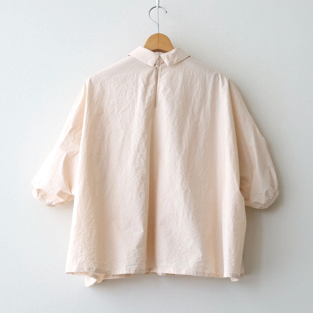 shirring blouse #paper BG [KJ507SS41]