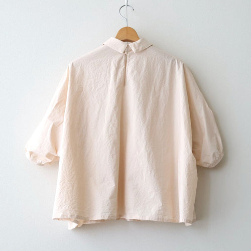 shirring blouse #paper BG [KJ507SS41]