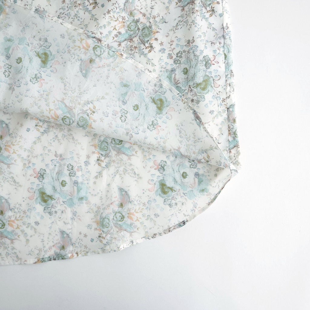 LIBERTYFABRICS Flared blouse #Keighley [26F-SH013-LP]