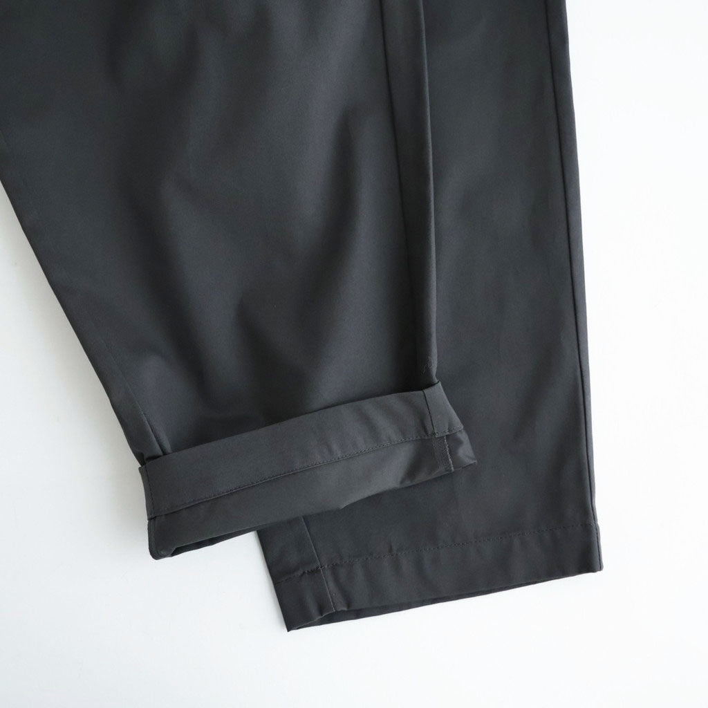 WEST POINT 2TUCK TAPERED EASY PANTS #9800 CHARCOAL.GREY [GNMDS2501WP]