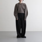 fine lambs wool crew-neck P/O #dark mocha [WVFL-UW117]