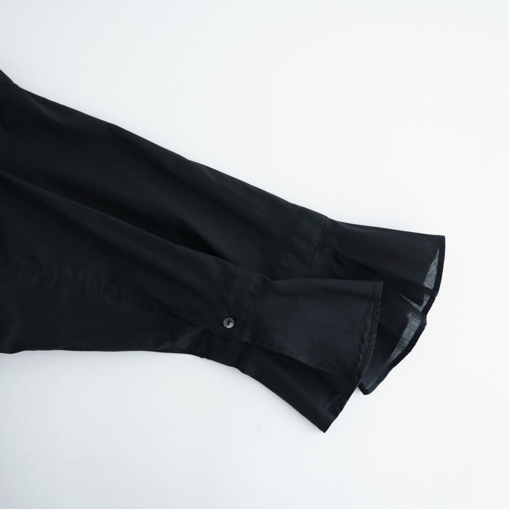 沈黙の音色 Yoke dress #Black [26F-OP001-CL]