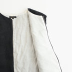 SHIRRING VEST #Black [no.8003]