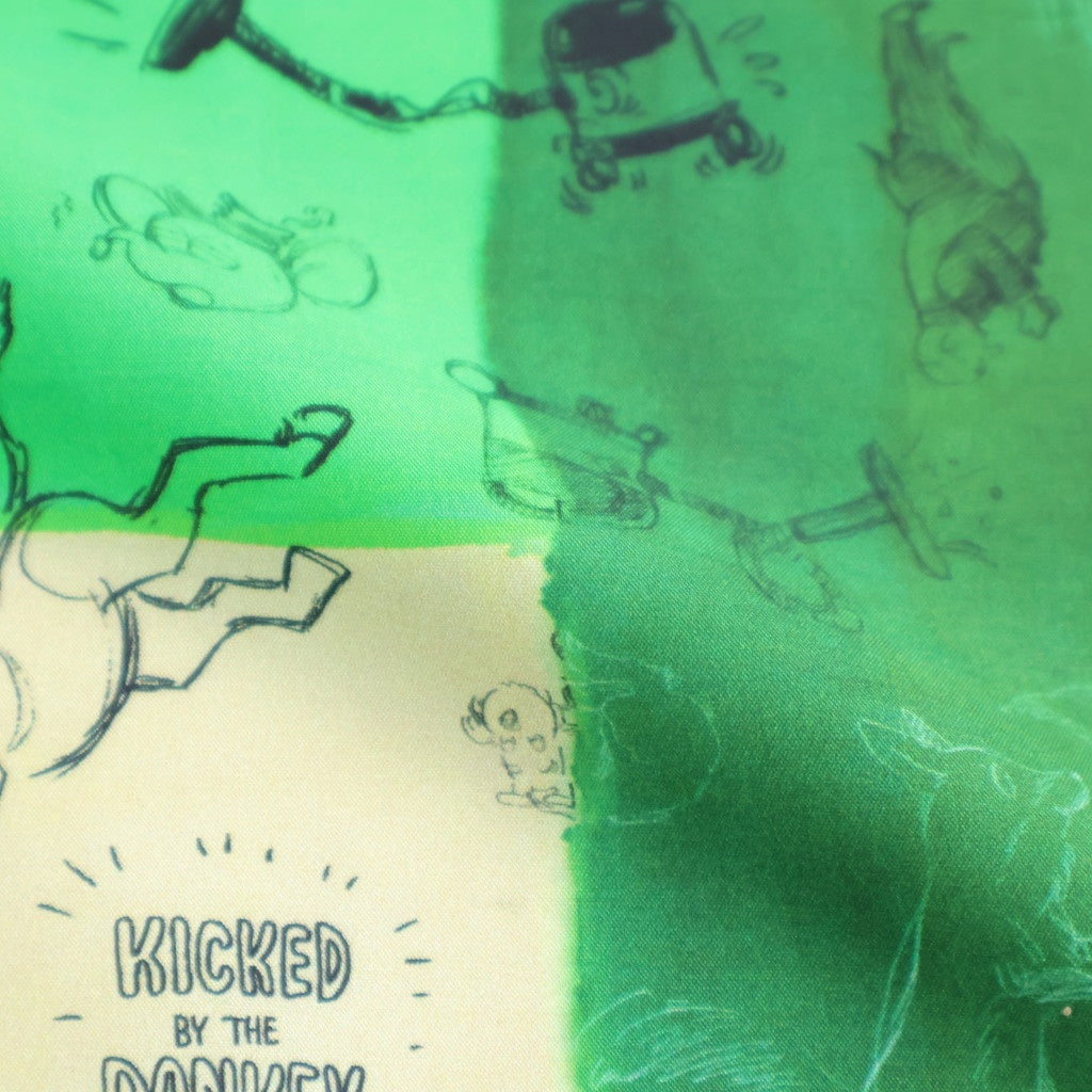 MOSAIC GRAFFITI SCARF #Green [no.7966]