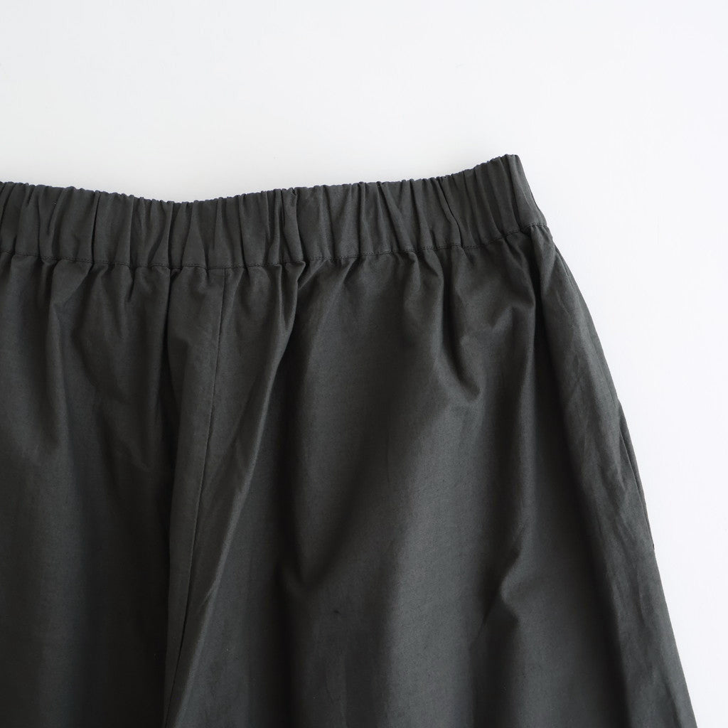 40s POPLIN PLAIN HEM PLEATS EASY PANTS #9700 GREY [NSL25546]