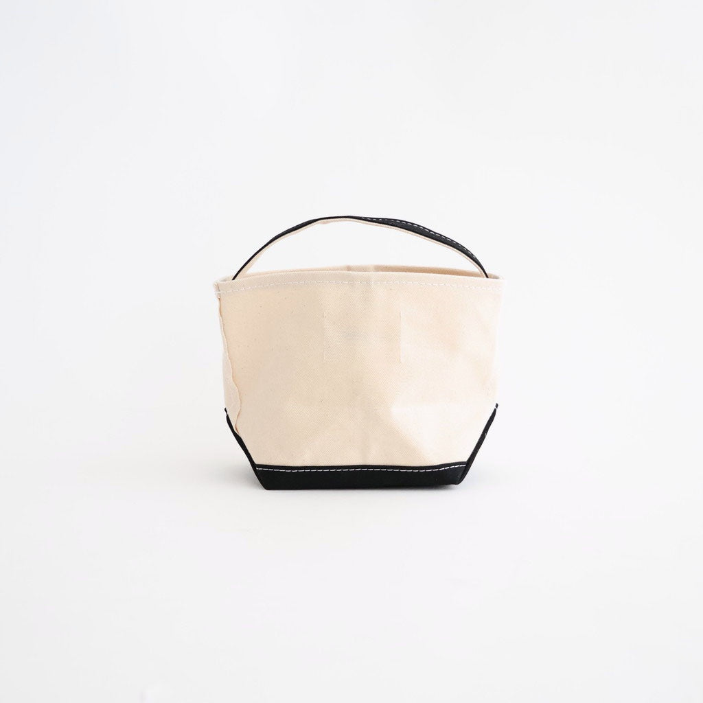 CUBE TOTE SMALL #NATURAL/BLACK [TMB-2683N]