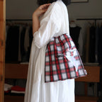 Drawstring bag #CHECK DRESS STEWART [TMB-1863H]