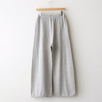 brushed silk cotton wide straight pants #gray [WVFL-UW103]