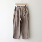 Organic linen twill tuck easy pants #Mocha [GT252PT006]