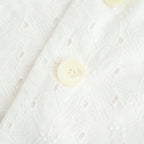 ⼼の花苑 Open-collar cropped overshirt #white [TLF-226-SH007-ec]