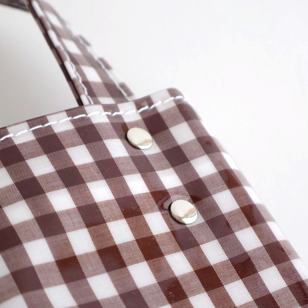 BAGUETTE TOTE MINI #GINGHAM BROWN [TMB-2381H]
