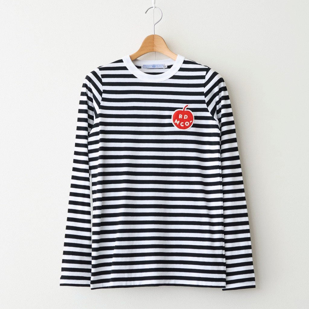 G.B. L/T SHIRT APPLE PATCH #Black Fat [no.8030]