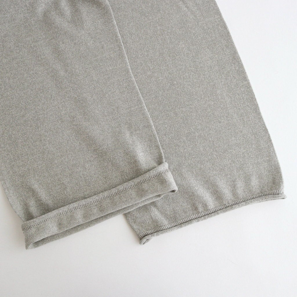 brushed silk cotton wide straight pants #gray [WVFL-UW103]