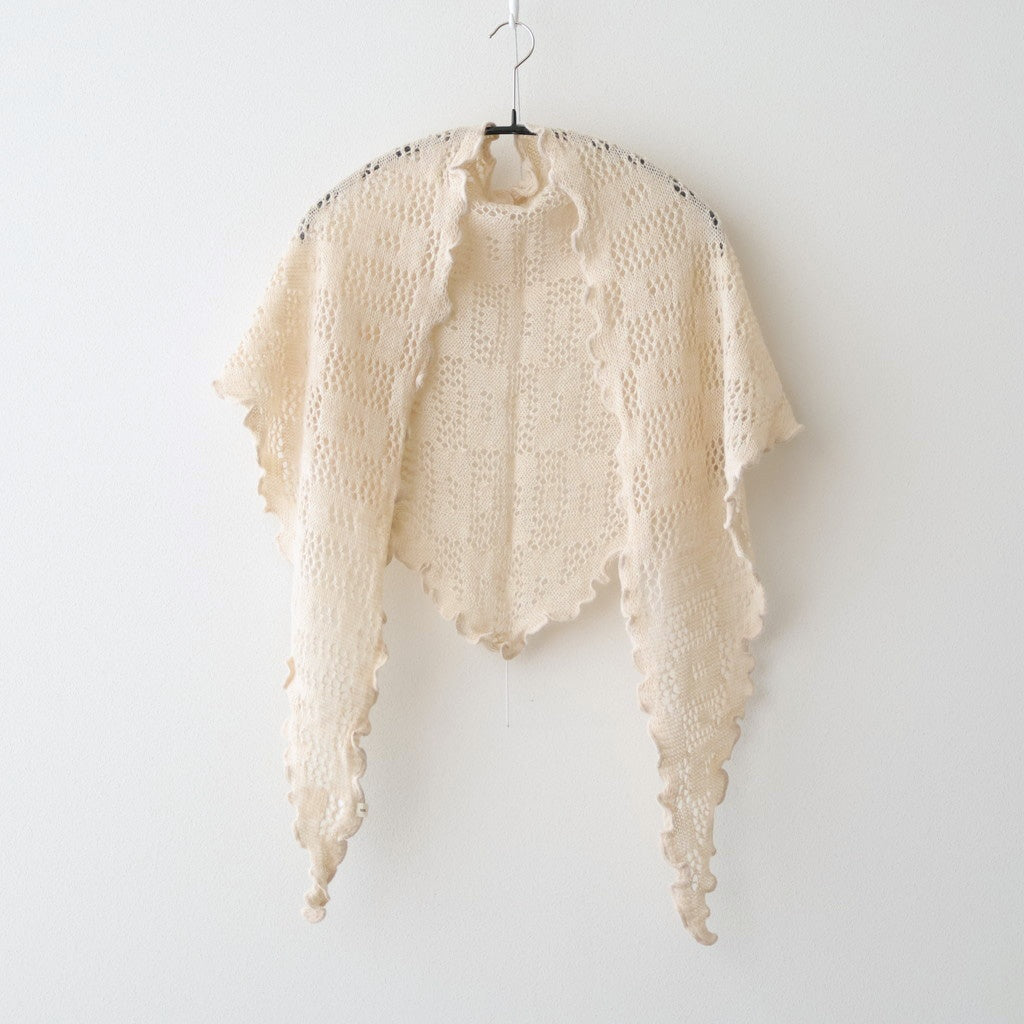 TRIANGLE SCARF #8150 ECRU [BNSL2551]