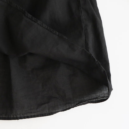 GARMENT DYE LAWN GATHER SMOCK #Black [no.7520]