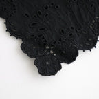 乾いた庭：付け襟 #black [13261-05516]