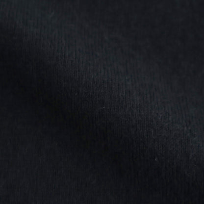14GG 2PLY PLAIN STITCH COTTON/WOOL/CASHMERE V-NECK CARDIGAN #9900 BLACK [GNSL25531]