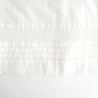 80s COTTON VOILE LACE GATHERED SKIRT #9100 WHT (OFF WHITE) [NSL26093]