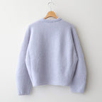 stretch superkid mohair crew-neck P/O #ice blue [WVFL-UW114]