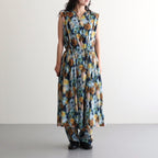 LIBERTY FABRICS ETERNAL COLLECTION Sleeveless A-line dress #Hazy Days [TLF-226-OP001-lpl]