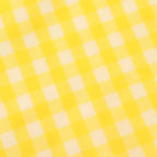 Drawstring bag #GINGHAM YELLOW [TMB-1863H]