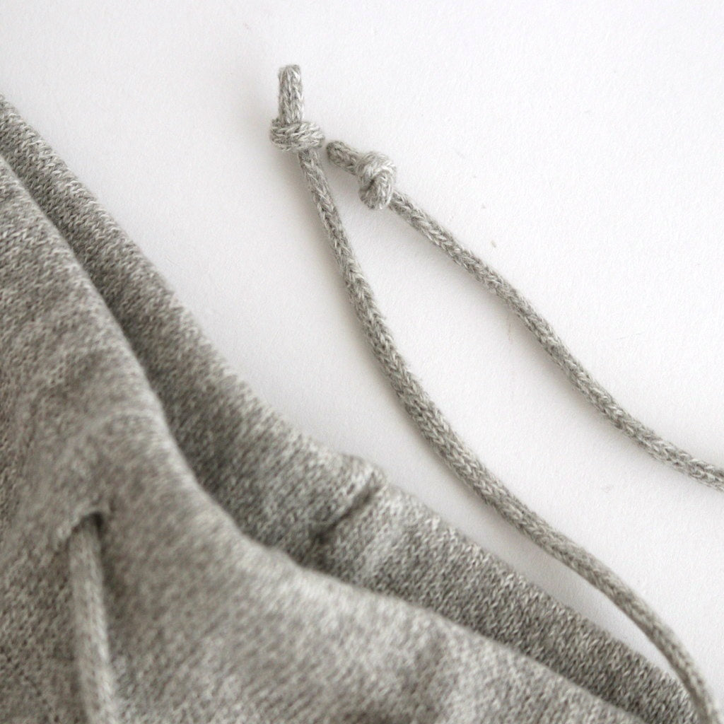 brushed silk cotton wide straight pants #gray [WVFL-UW103]