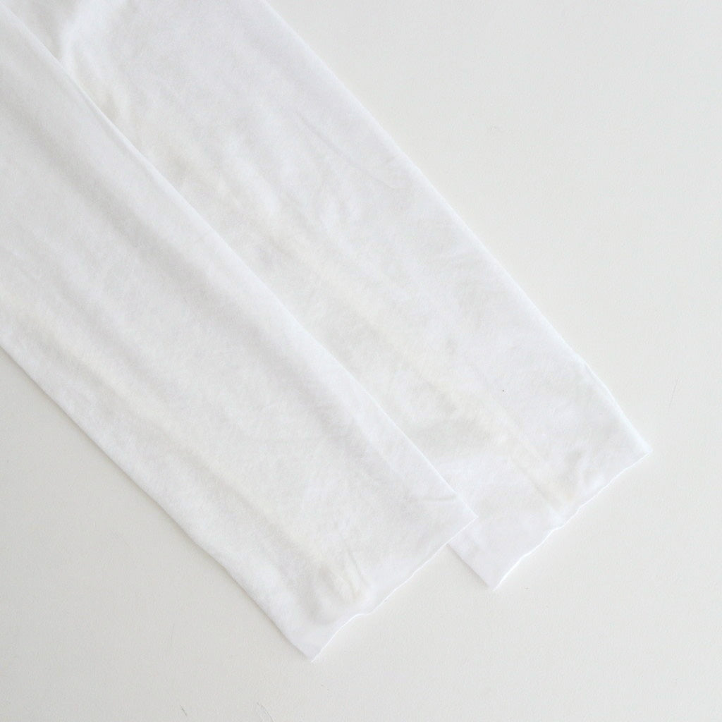 high twist cotton sheer jersey turtle-neck Tee #off white [WVFL-UW104]
