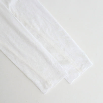 high twist cotton sheer jersey turtle-neck Tee #off white [WVFL-UW104]
