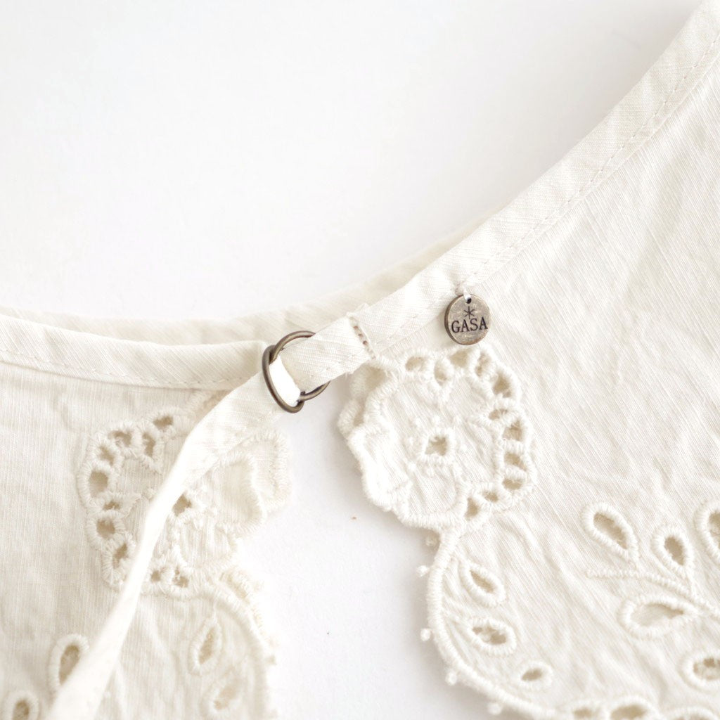 乾いた庭：付け襟 #powder pink [13261-05516]