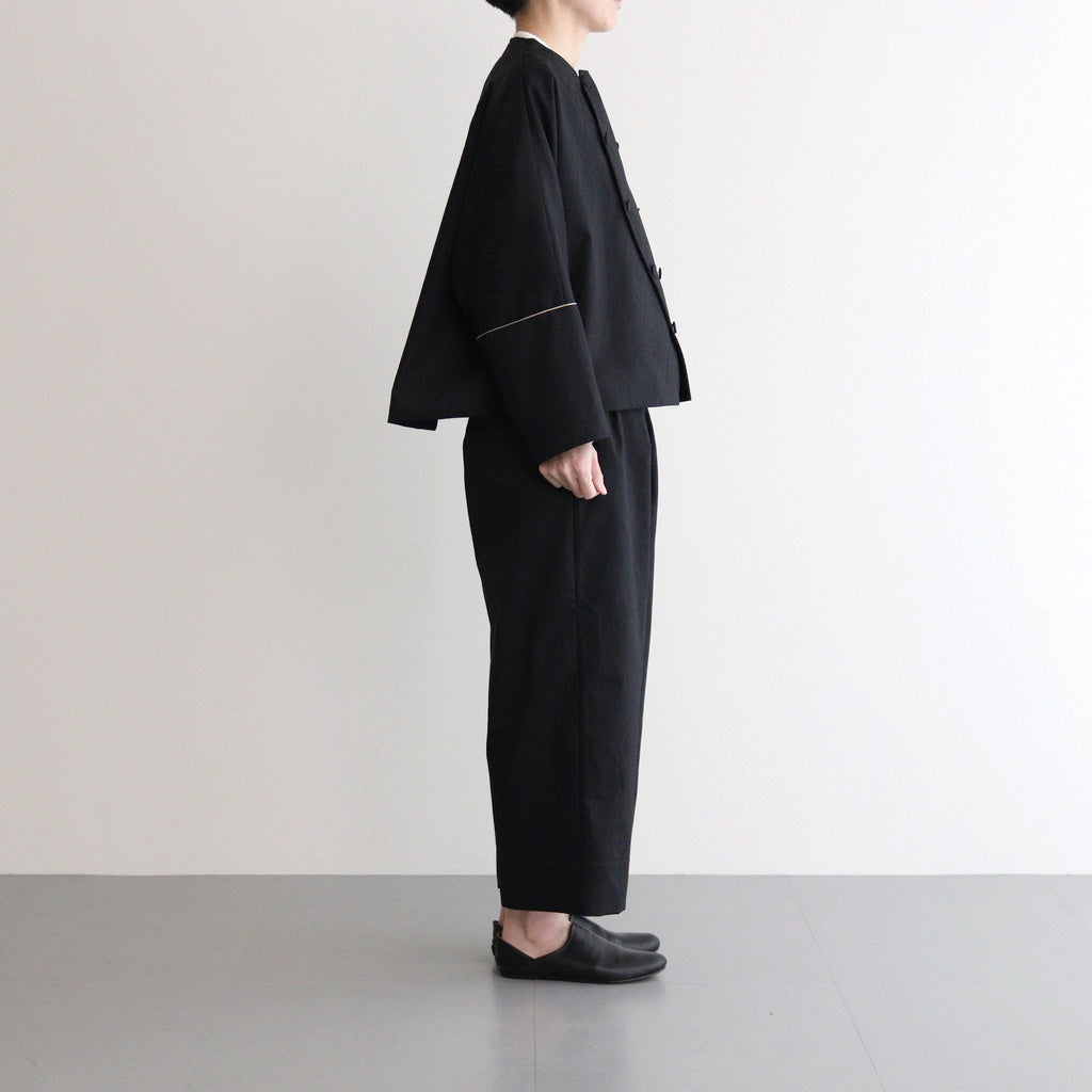 ⽩⽇の夢 Double breasted jacket #Black [TLF-225-jk001-dja]